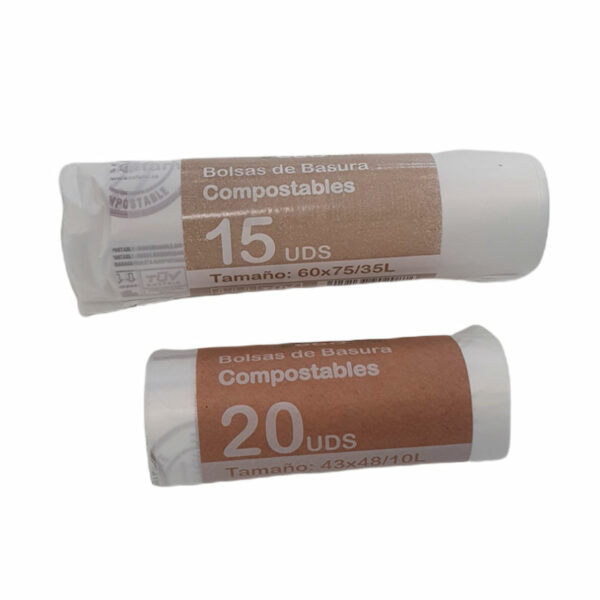 Biologisch abbaubare, kompostierbare Beutel